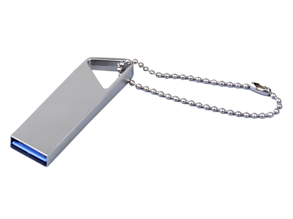 USB 2.0-флешка на 64 Гб с мини чипом, компактный дизайн, отверстие треугольной формы для цепочки-0