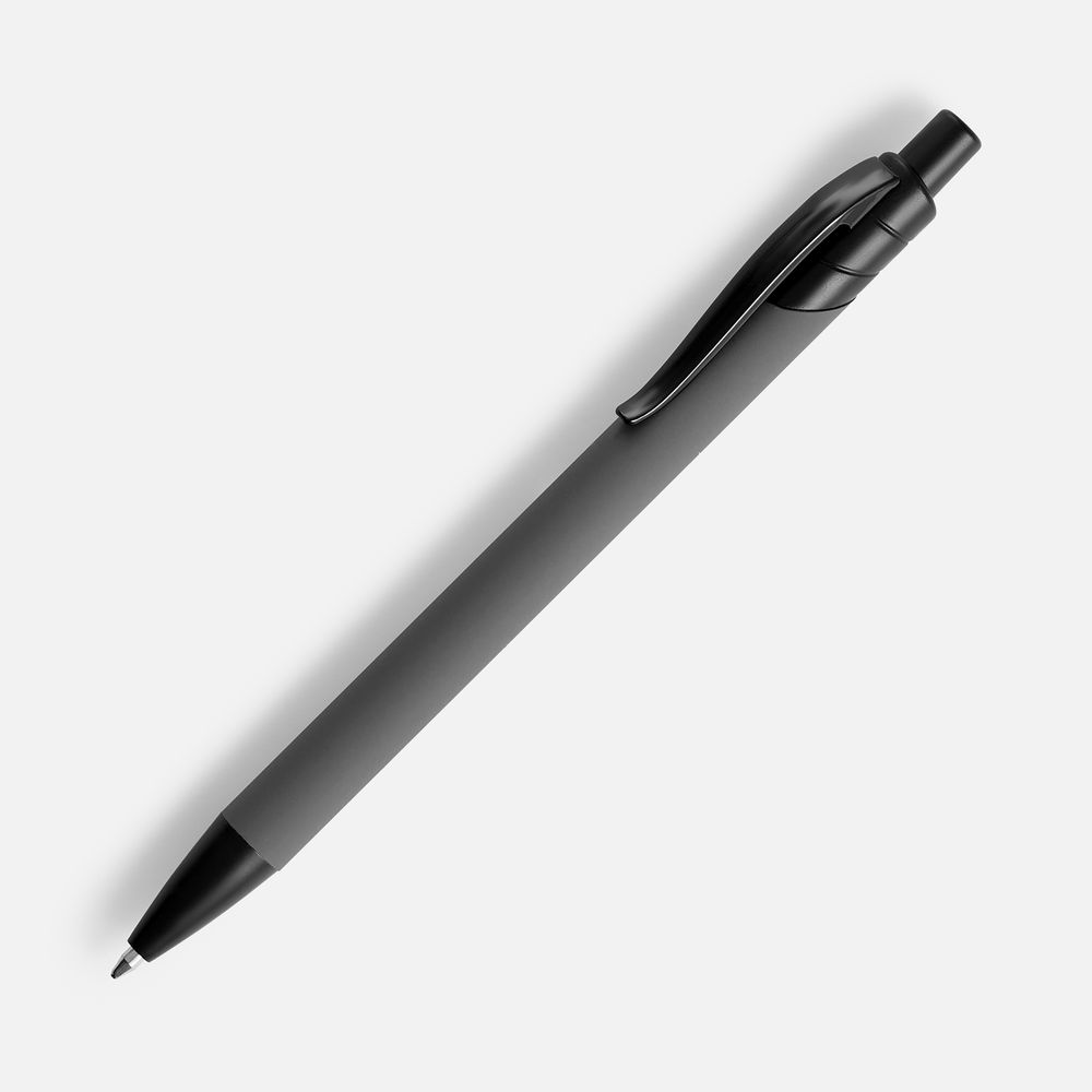 Ручка шариковая Undertone Black Soft Touch, серая-1