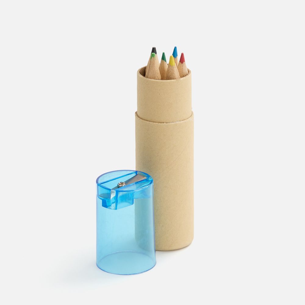 Набор карандашей Pencilvania Office с точилкой, синий-1
