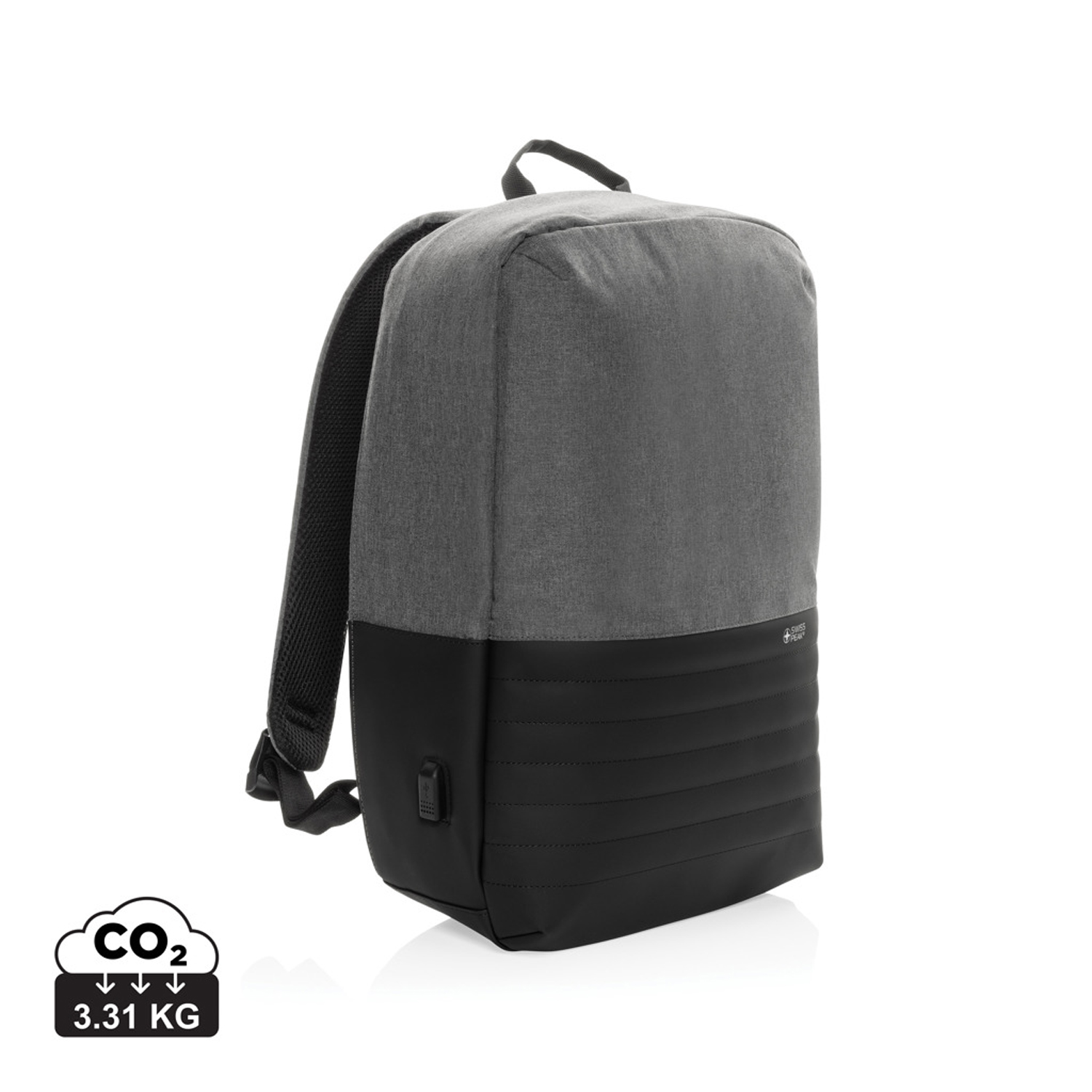 Антикражный рюкзак для ноутбука Swiss Peak с RFID-защитой из rPET AWARE™, 15,6’’-10