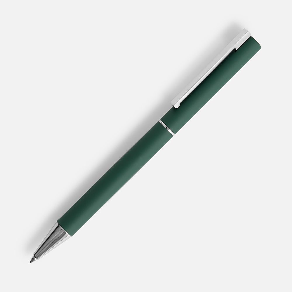 Ручка шариковая Blade Soft Touch, зеленая-1
