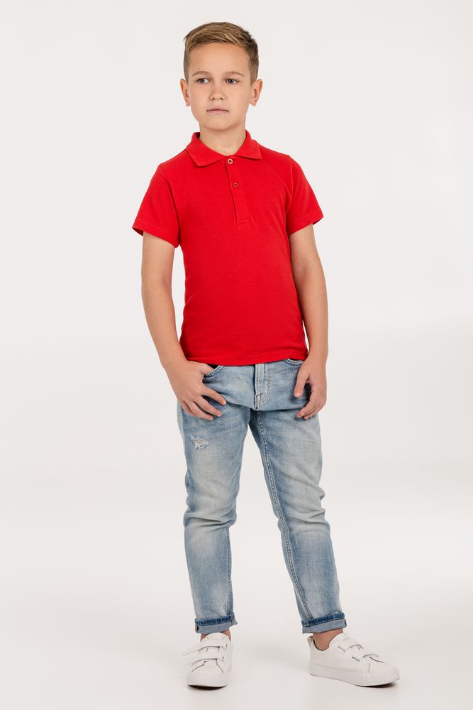 Рубашка поло детская Virma Kids, красная-3