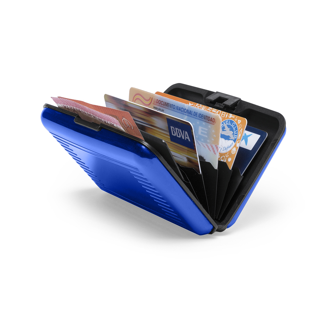 Футляр "Trust" для банковских карт и визиток с RFID - защитой от считывания данных, серебристый-2