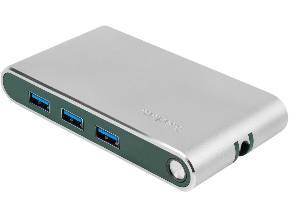 Хаб USB Rombica Type-C Hermes Green-0