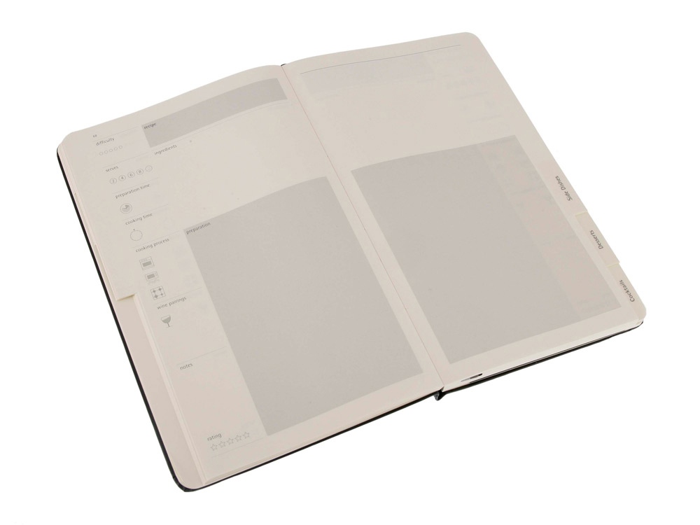 Записная книжка Passion Recipe (Рецепты), Large (13x21 см), черный-2