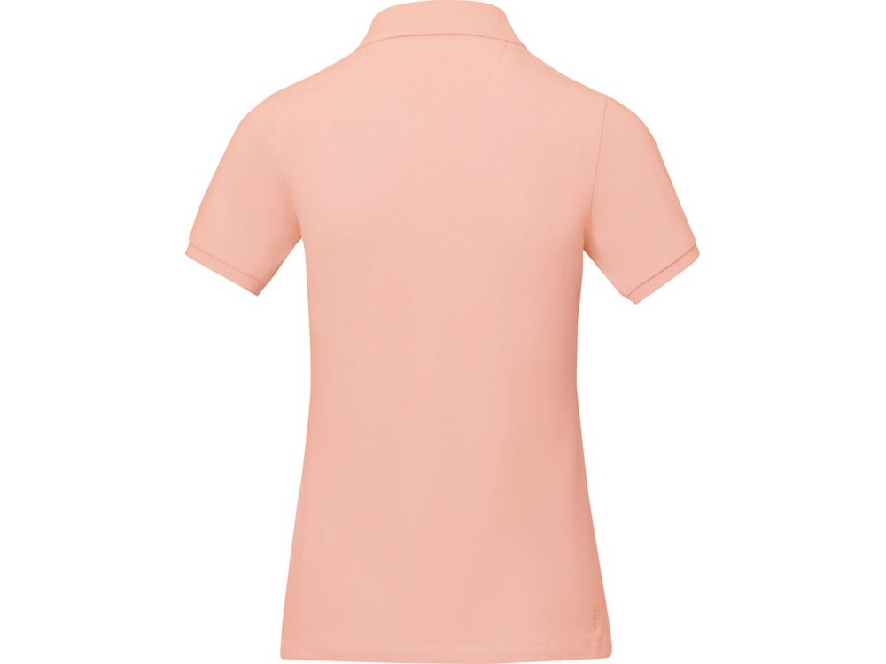 Calgary женская футболка-поло с коротким рукавом, pale blush pink-2