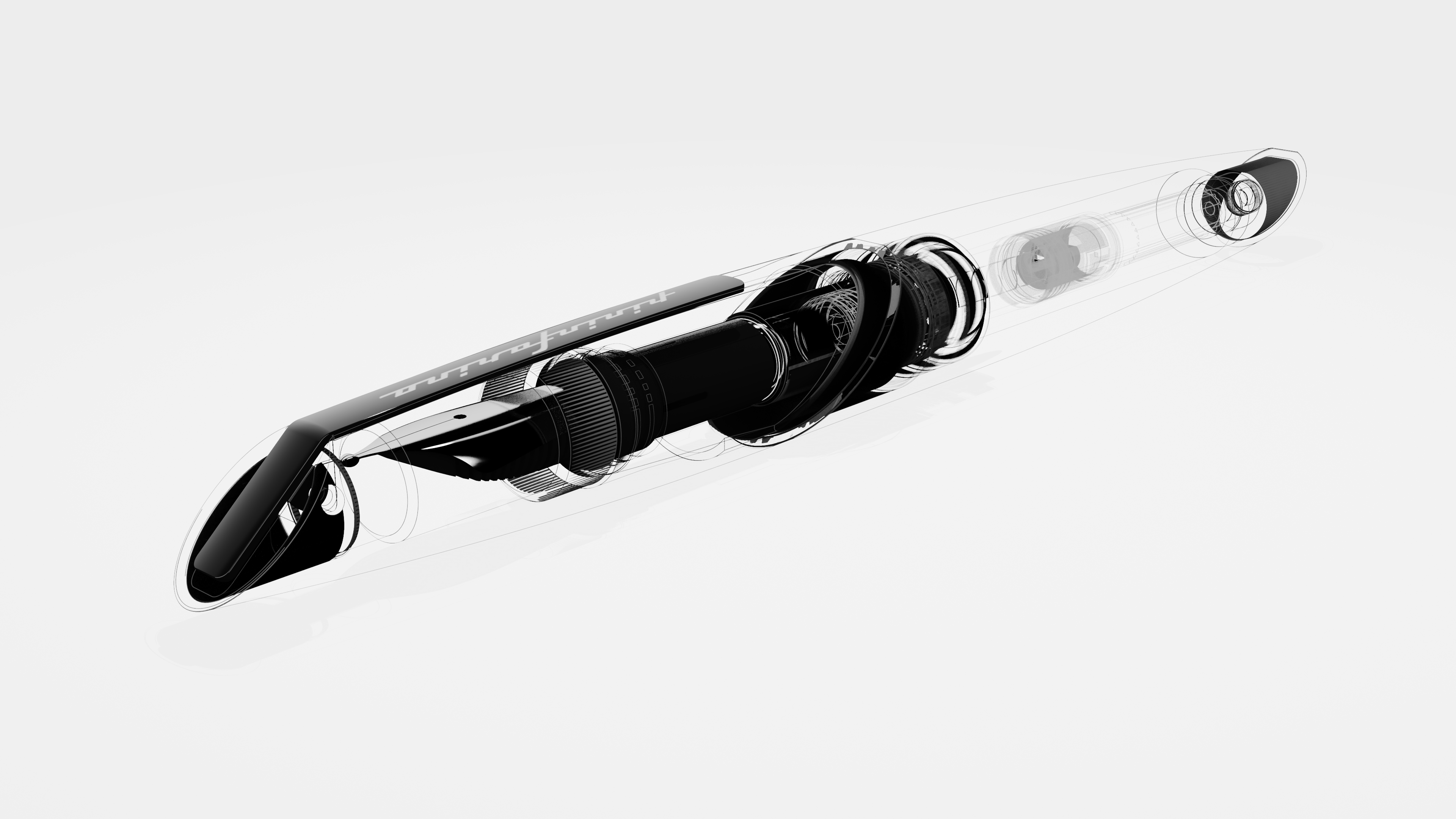 Перьевая ручка Pininfarina PF Two BLACK-34