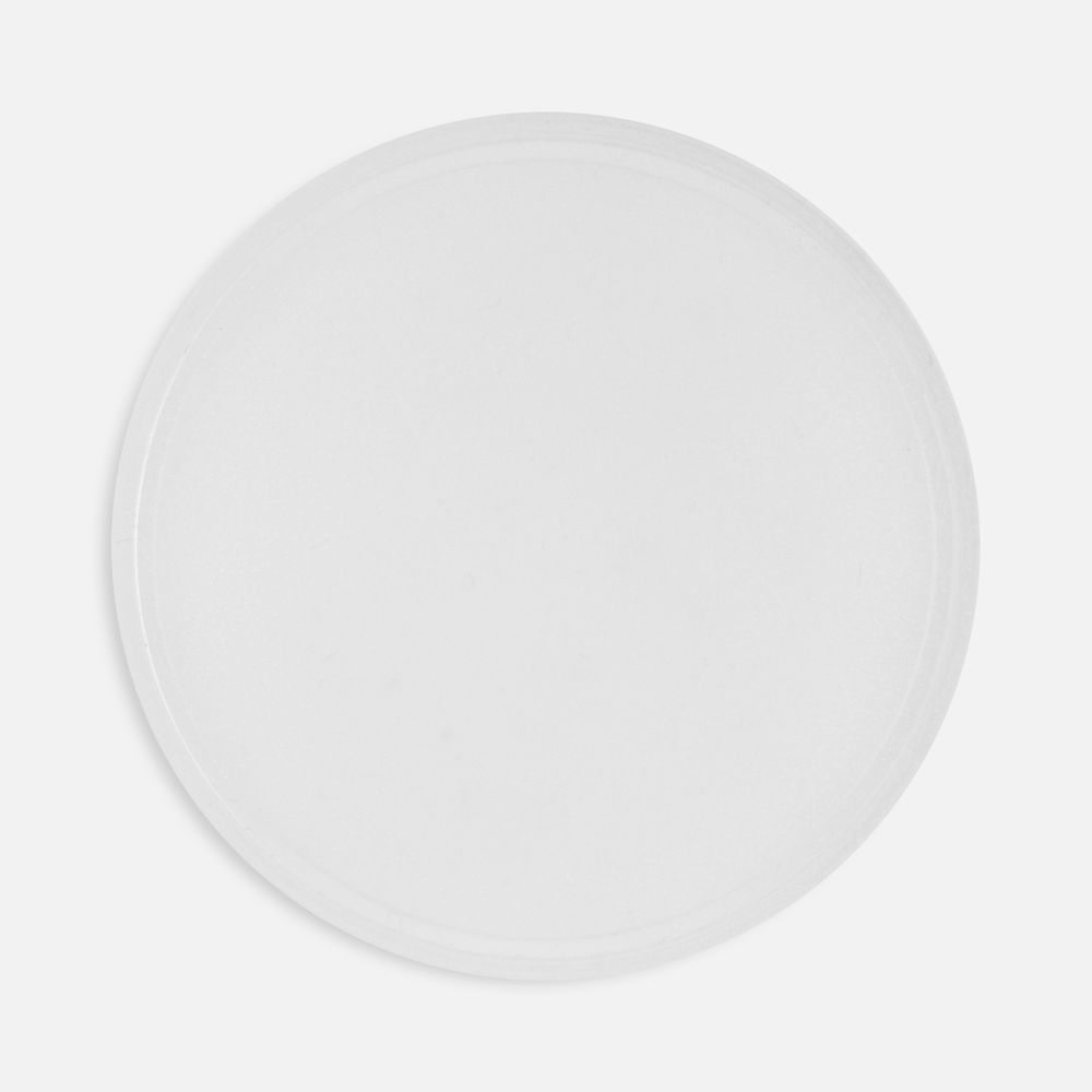 Лейбл из ПВХ Dzeta Round, L, прозрачный-1