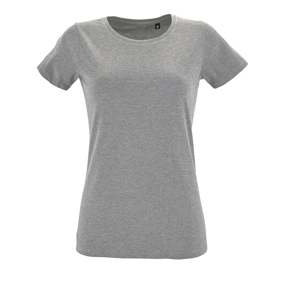 Футболка женская Regent Fit Women, серый меланж-1