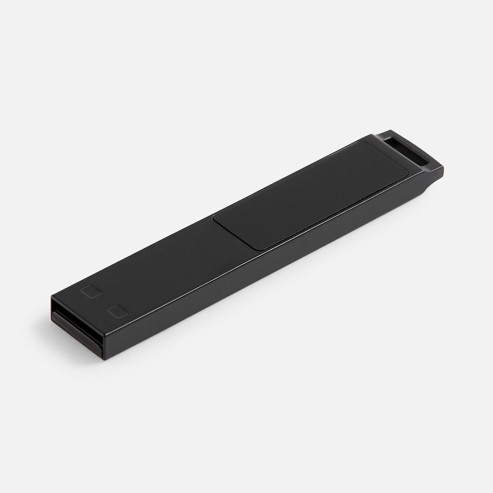 Флешка markBright Black с белой подсветкой, 32 Гб-3