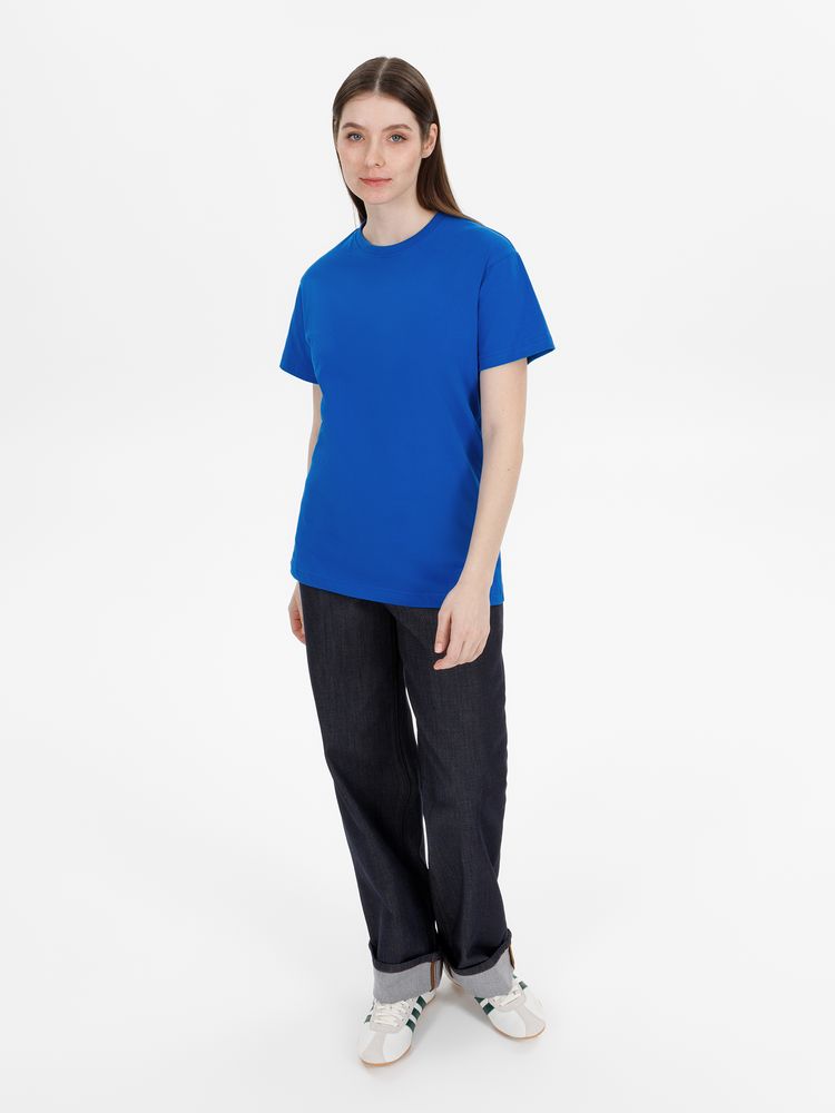 Футболка унисекс T-Bolka 180, ярко-синяя-5