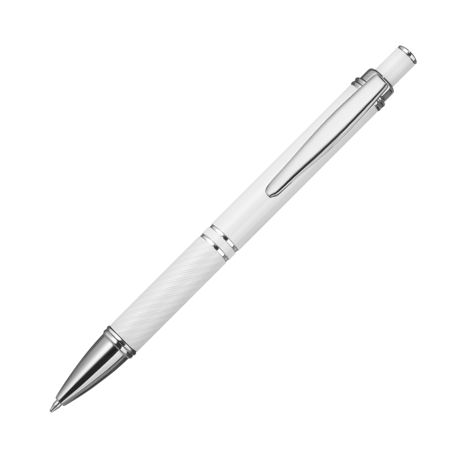 Шариковая ручка Крокус (Crocus), белая-1