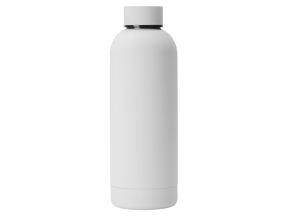 Вакуумная термобутылка Cask Waterline, soft touch, 500 мл, белый-3