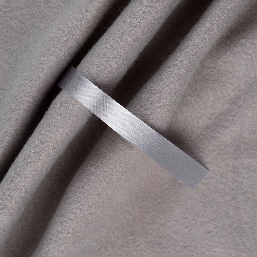 Лента сатиновая Satin 10 S, серая, 10 см-1