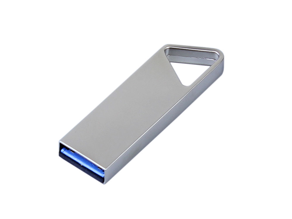 USB 2.0-флешка на 8 Гб с мини чипом, компактный дизайн, отверстие треугольной формы для цепочки-1