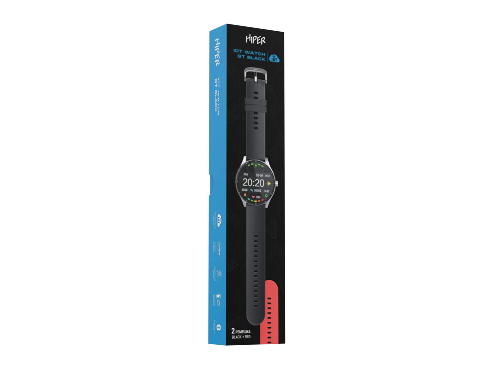 Смарт-часы HIPER IoT Watch GT Black-7