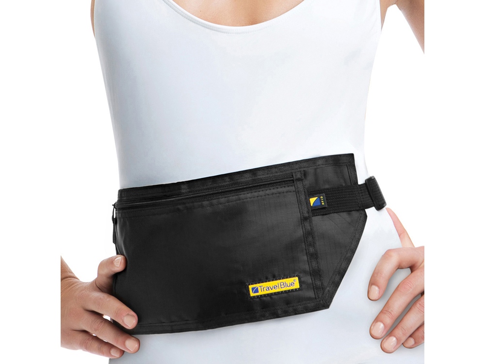 Сумка-кошелек на пояс Travel Blue Money Belt RFID, черный-2