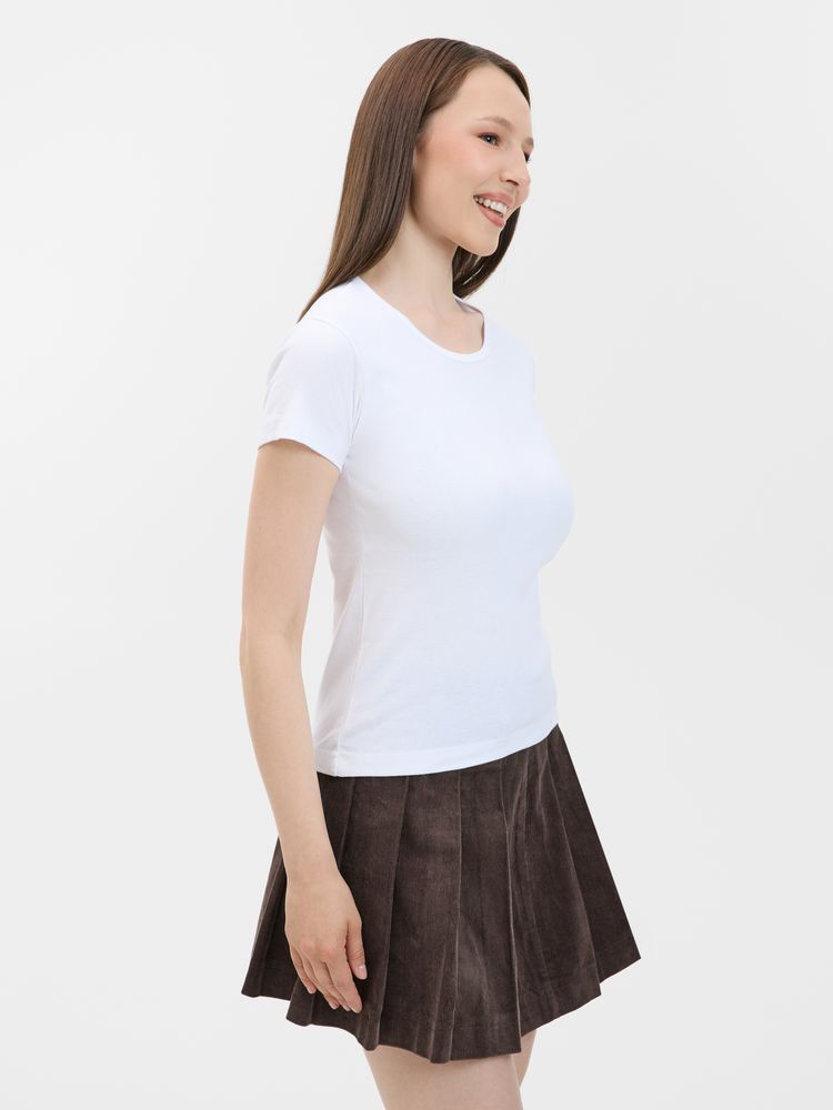 Футболка женская с круглым вырезом Lady 220 белая-5