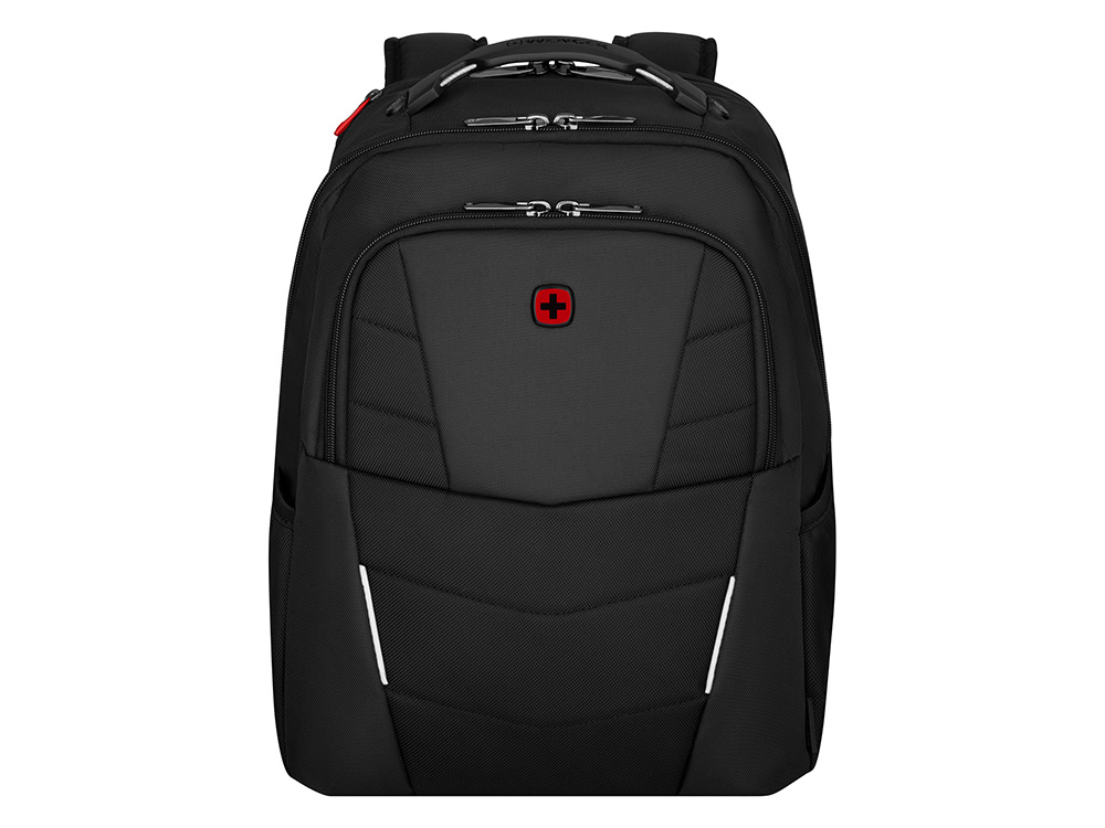 Рюкзак WENGER ALTAIR 15.6, черный, переработанный ПЭТ/Полиэстер, 32х21х44 см, 22 л.-1
