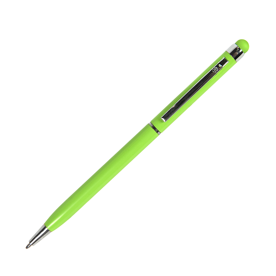 Ручка шариковая со стилусом TOUCHWRITER, зеленое яблоко-0