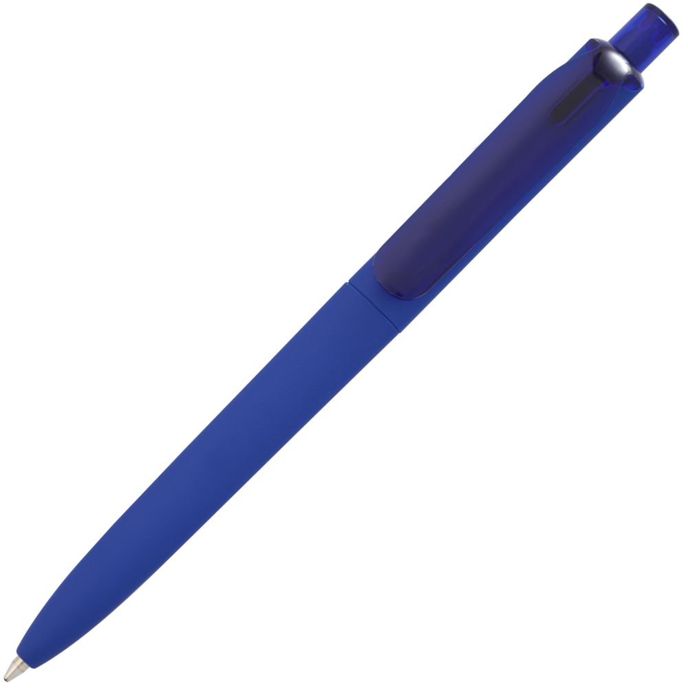 Ручка шариковая Prodir DS8 PRR-T Soft Touch, синяя-1