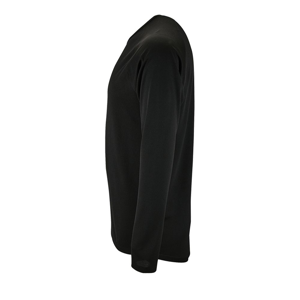 Футболка с длинным рукавом Sporty LSL Men, черная-3