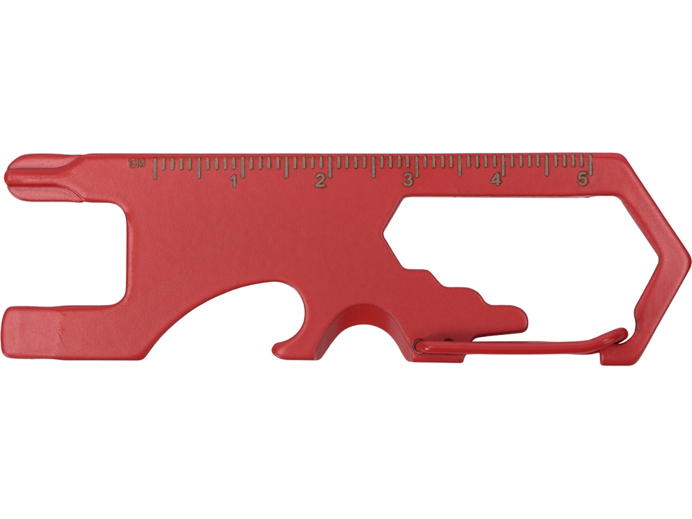 Мультиинструмент Carabiner, красный-1