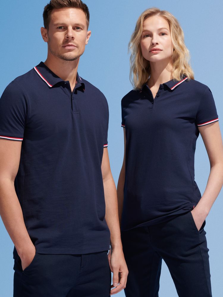 Рубашка поло мужская Prestige Men, ярко-синяя-3