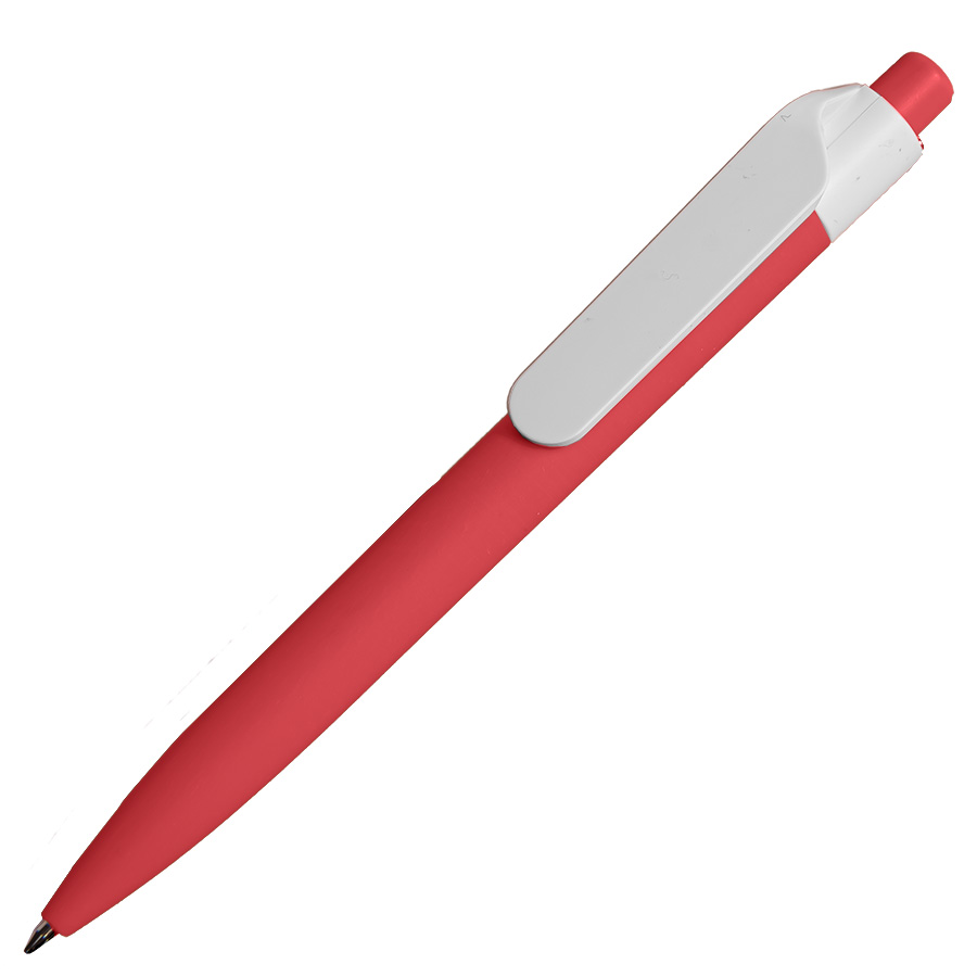 Ручка шариковая N16 soft touch, красный-0