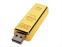 USB-флешка на 128 Гб в виде слитка золота, золотой