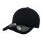 Бейсболка UNI-CAP PIQUET, без панелей и швов, без застежки, черный