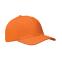 6 panel baseball cap, оранжевый