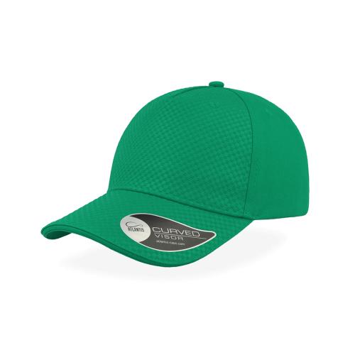 Бейсболка GEAR, 5 клиньев, застежка на липучке, зеленый