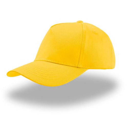 Бейсболка детская KID START FIVE, 5 клиньев, застежка на липучке, желтый