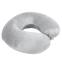 Подушка дорожная  "SOFT"; memory foam, микрофибра,серый, серый