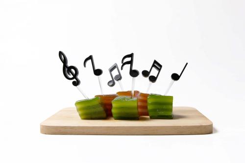 Шпажки для закусок и канапе Melodilicious , Черный