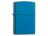 Зажигалка ZIPPO Classic с покрытием Sapphire™, латунь/сталь, синяя, глянцевая, 38x13x57 мм