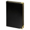 Ежедневник полудатированный Classic Pristine Gold А5, Черный/Золотой