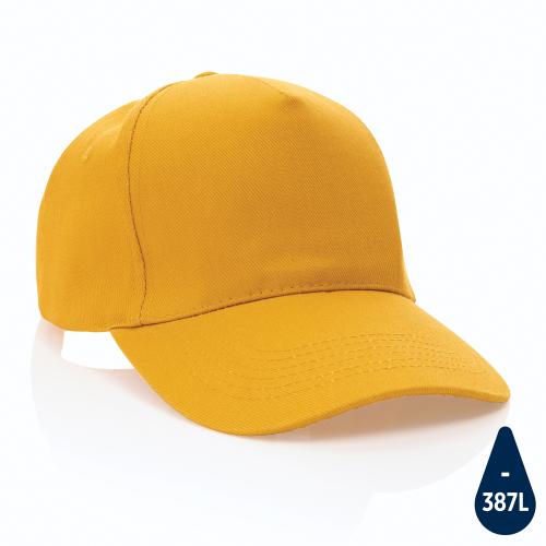 Бейсболка Impact из переработанного хлопка AWARE™, 5 клиньев, 280 г/м2