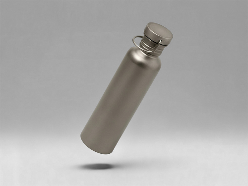 Бутылка для воды из титана Titan, 750ml, темно-серый