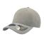 Бейсболка UNI-CAP PIQUET, без панелей и швов, без застежки, серый