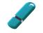 USB-флешка на 16 ГБ 3.0 USB, с покрытием soft-touch, голубой