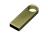 USB 3.0-флешка на 64 Гб с мини чипом и круглым отверстием, золотистый