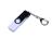 USB-флешка на 16 Гб поворотный механизм, c двумя дополнительными разъемами MicroUSB и TypeC, белый