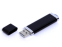 USB-флешка промо на 32 Гб прямоугольной классической формы, черный