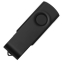 USB flash-карта DOT (16Гб), черный, 5,8х2х1,1см, пластик, металл, черный