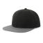 Бейсболка SNAP BACK-S, 6 клиньев, пластиковая застежка, черный, серый