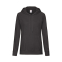 Толстовка женская без начеса LIGHTWEIGH HOODED SWEAT 240, черный