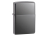 Зажигалка ZIPPO Classic с покрытием Black Ice, латунь/сталь, чёрная, глянцевая, 38x13x57 мм