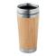 Термокружка с бамбуком 400ml, древесный
